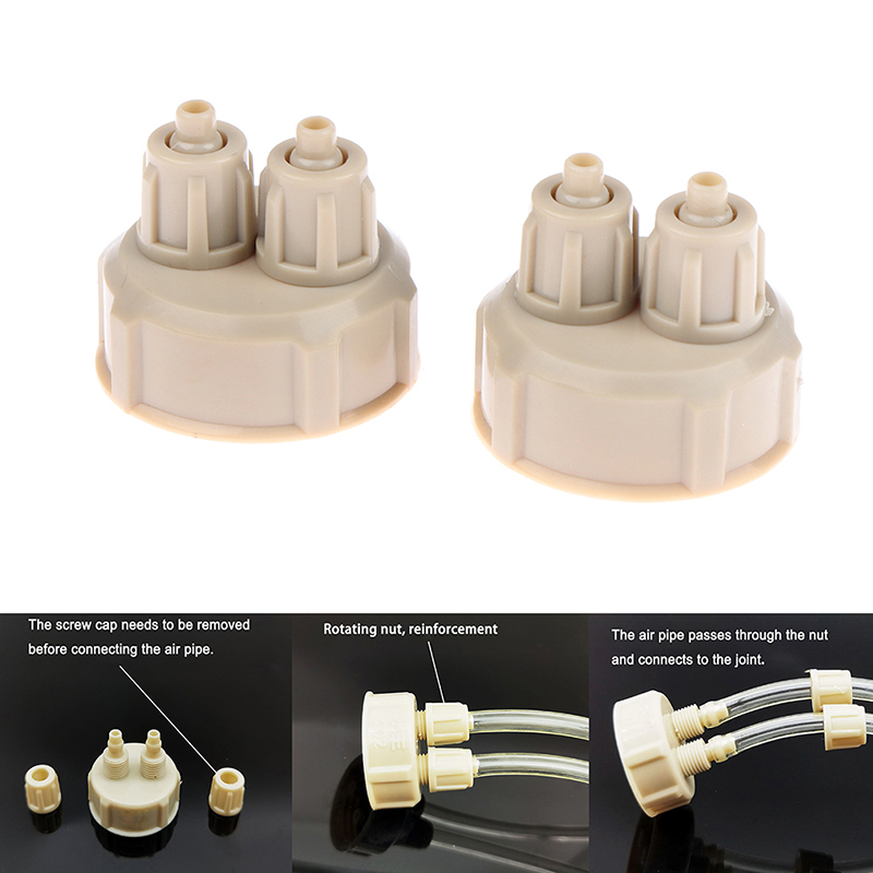 Aquarium Plant Live - 2Pcs Aquarium CO2 System Tube Valve