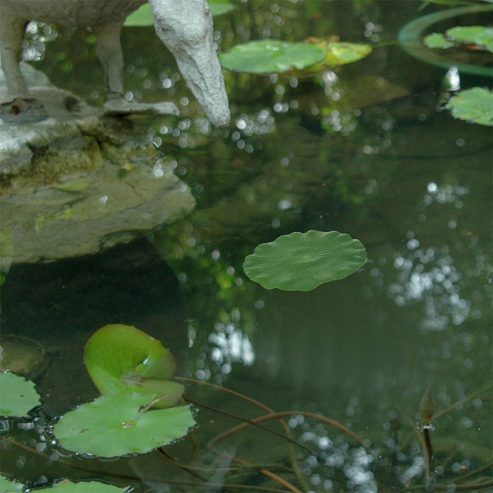 Aquarium Plants - 15Pcs Artificial Lily Pads Realistic Floating