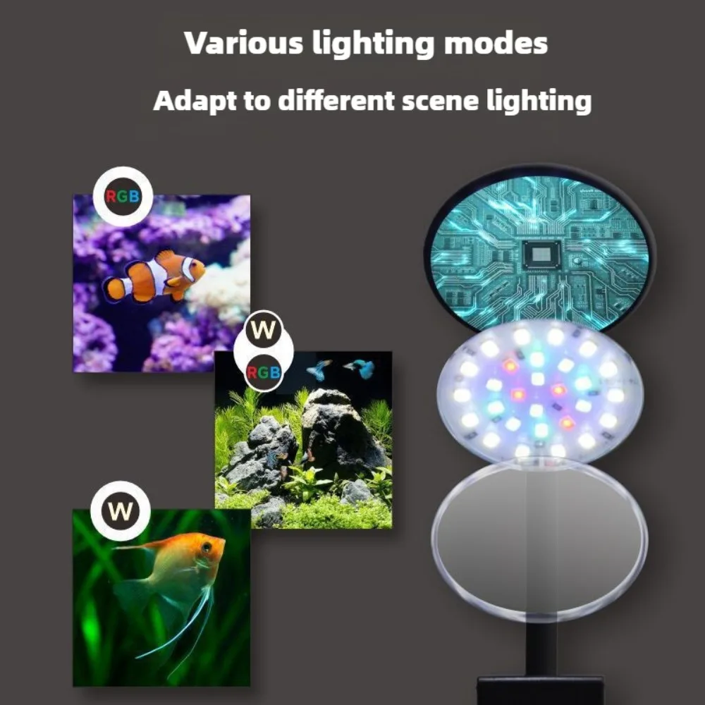 Clip on LED Aquarium Light Dim - огляд і ціна Planted Aquarium Freshwater