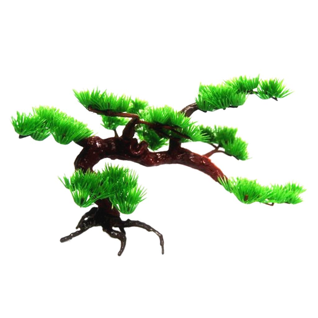 Artificial Pine Tree Plastic P - огляд і ціна Aquarium Planted Tree