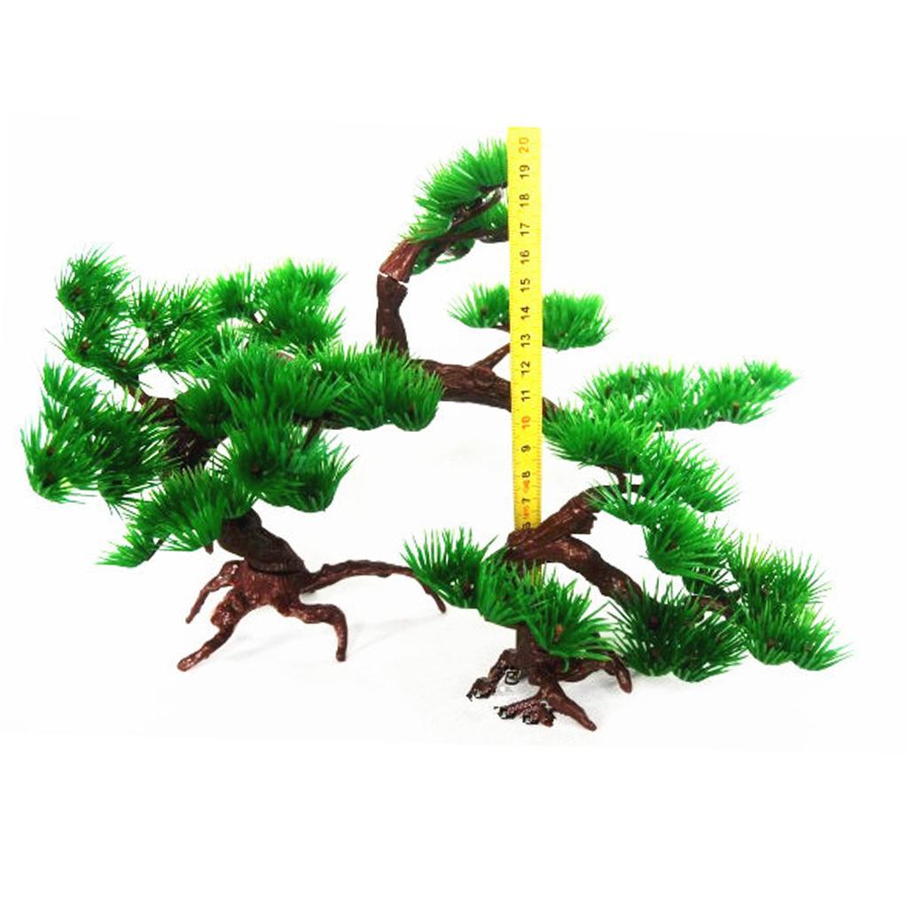 Artificial Pine Tree Plastic P - огляд і ціна Aquarium Planted Tree