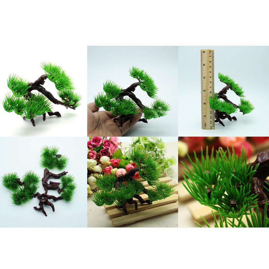 Artificial Pine Tree Plastic P - огляд і ціна Aquarium Planted Tree