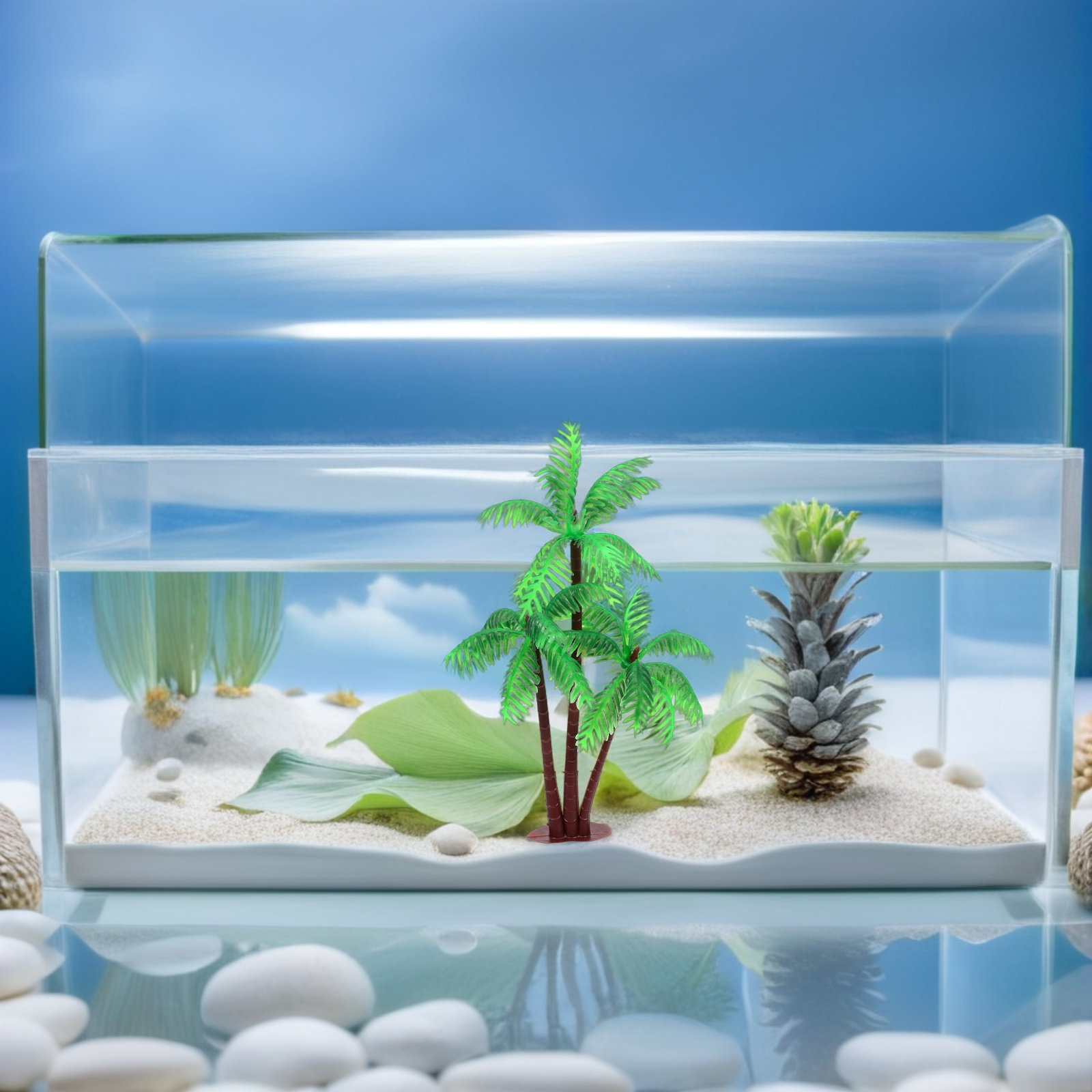 25pcs Artificial Coconut Faux  - огляд і ціна Aquarium Planted Tree