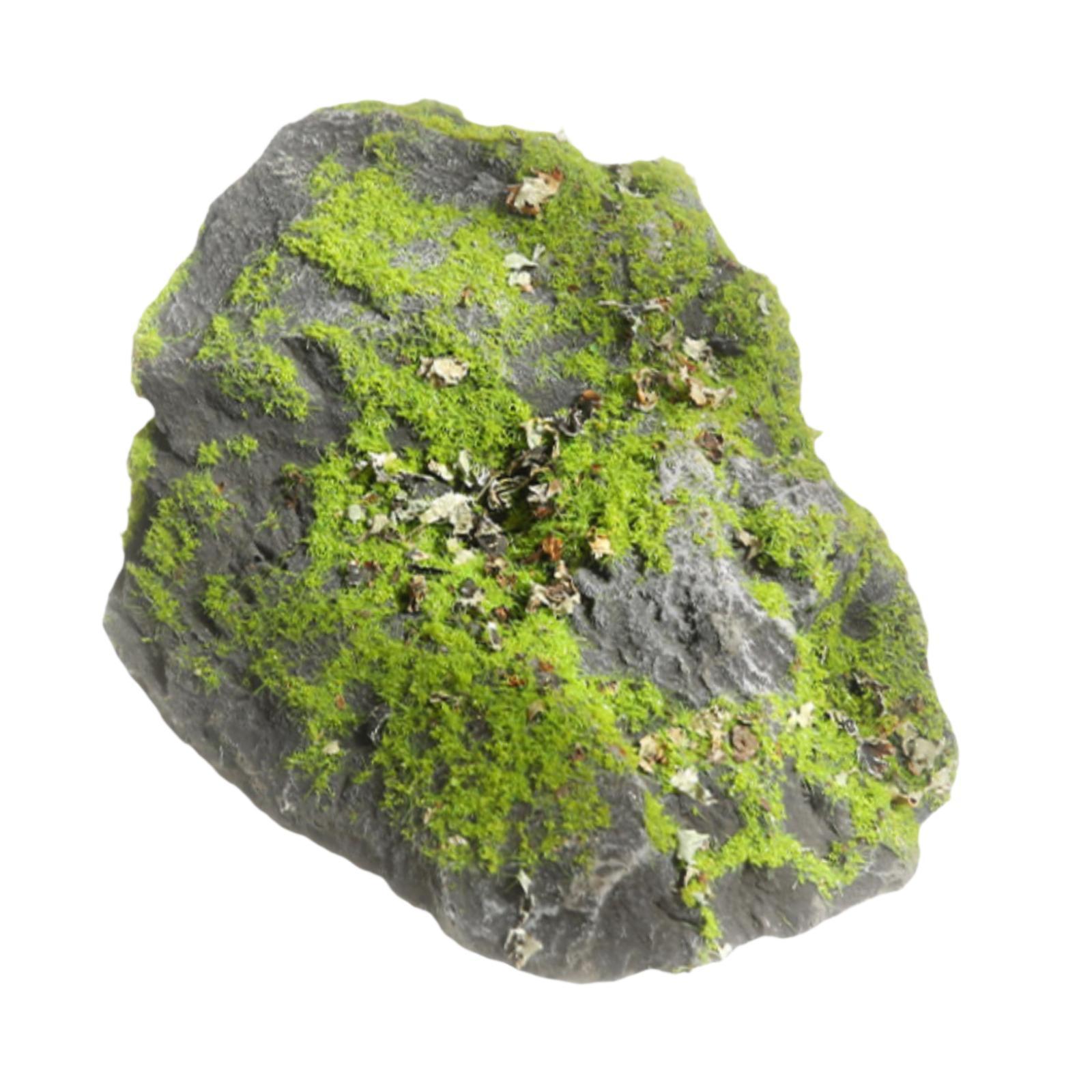 Fake Moss Stone Realistic Gree - огляд і ціна Planted Aquarium Moss