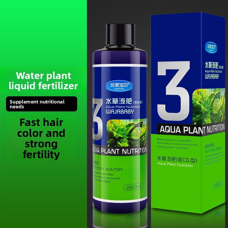 WAJABABY Liquid Aquarium Plant - огляд і ціна Aquarium Plant Liquid Fertilizer