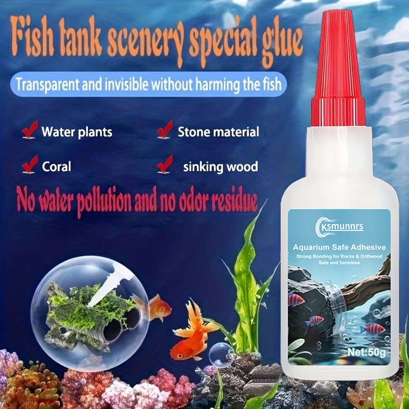 Aquarium Landscape Glue, Quick - огляд і ціна Planted Aquarium Moss