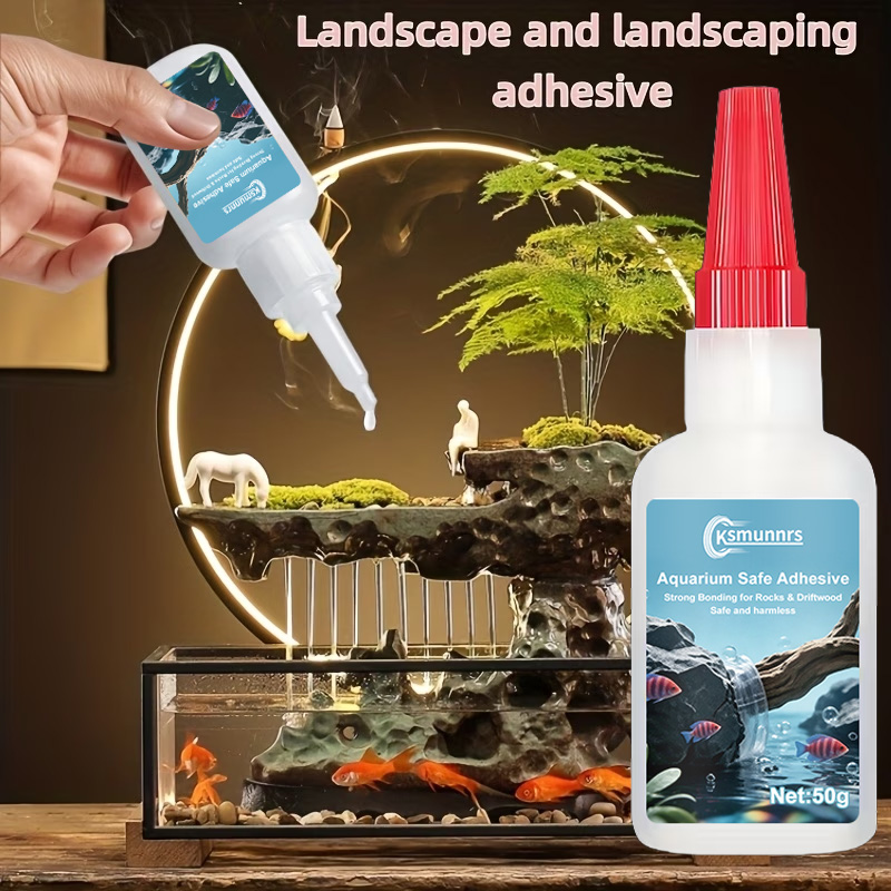 Aquarium Landscape Glue, Quick - огляд і ціна Planted Aquarium Moss