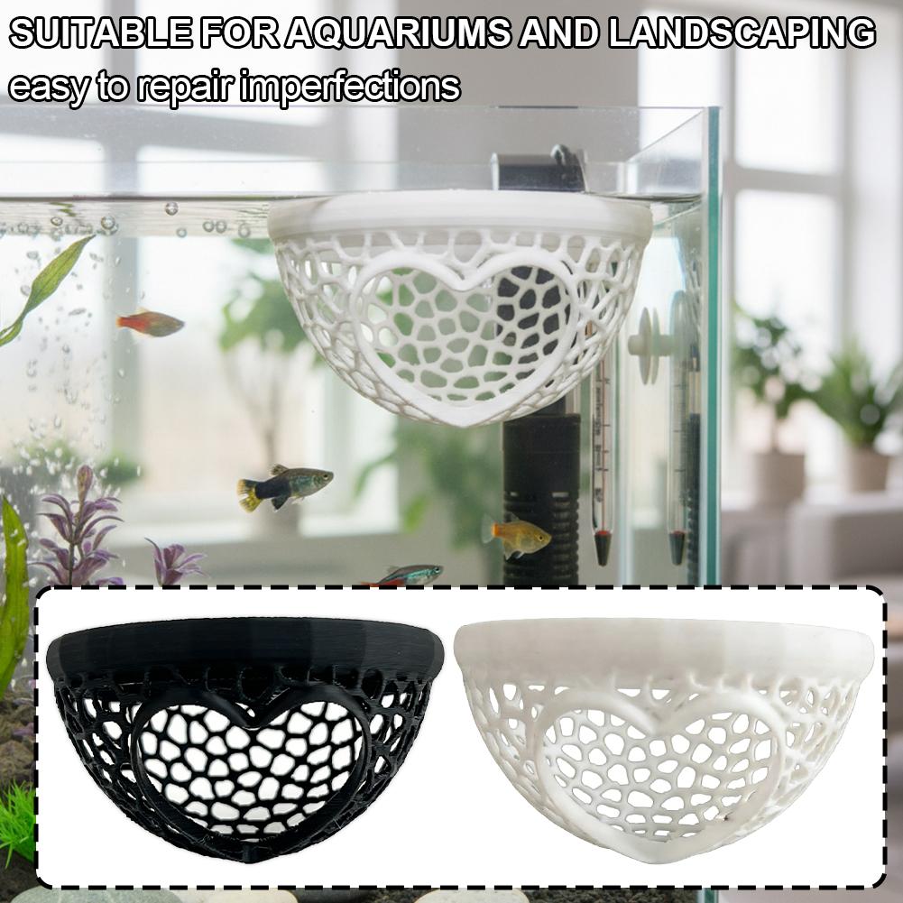 Heart-Shaped Aquarium Hideaway - огляд і ціна Planted Aquarium Without Fish