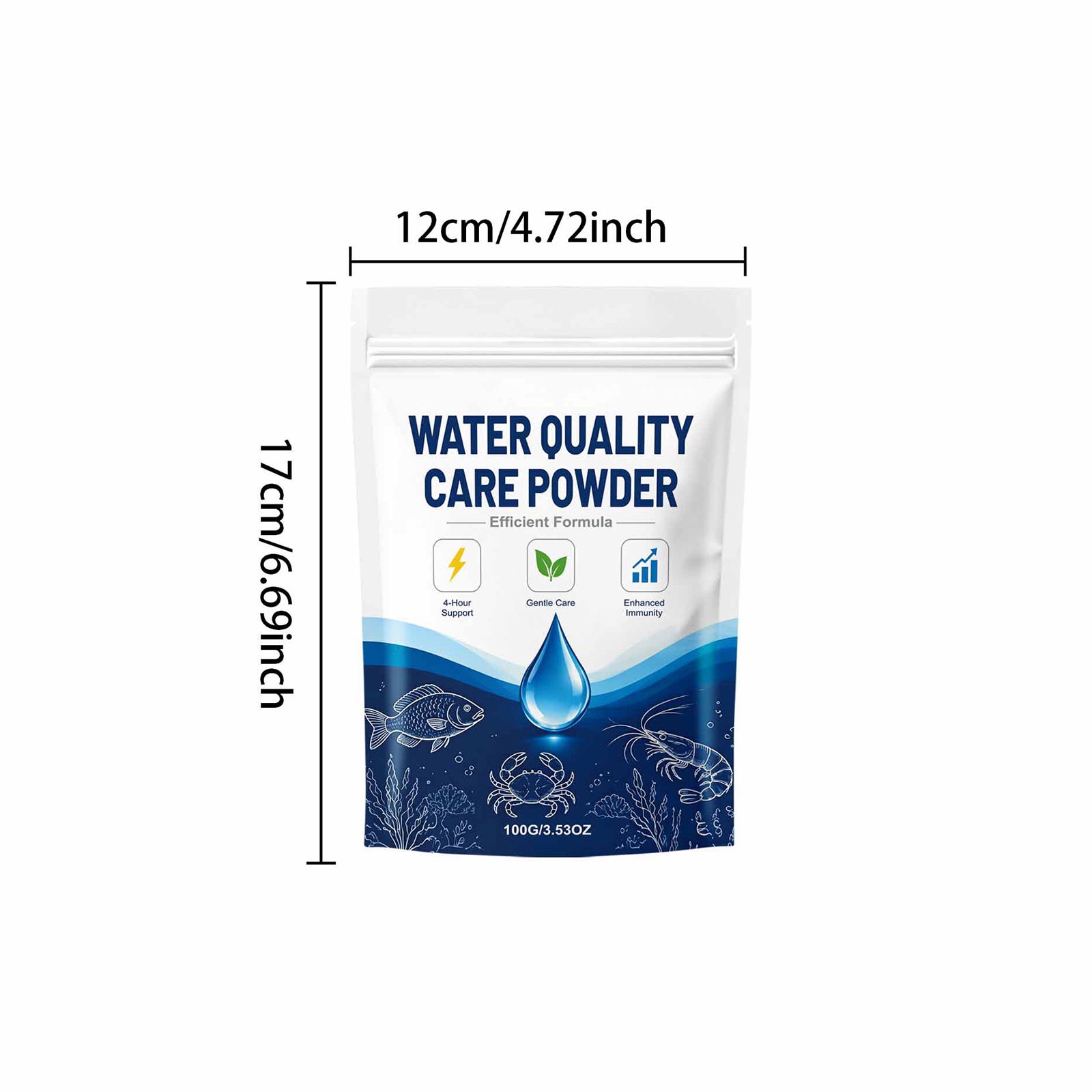 1/2/3/5PCS Fish Tank Water Cla - огляд і ціна Planted Aquarium Cloudy Water