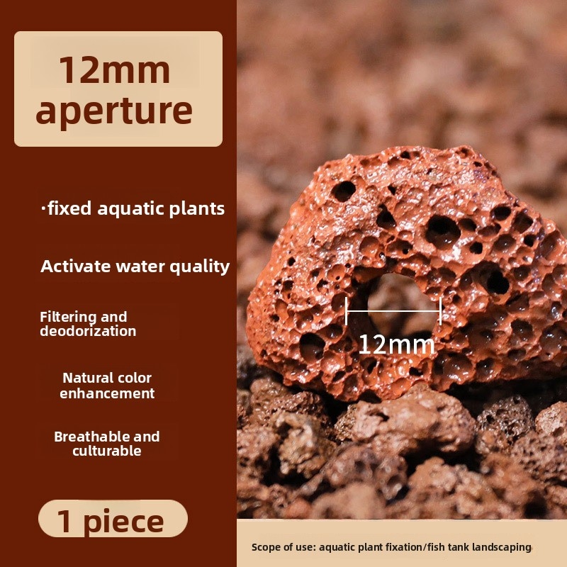 Red Lava Rock Planting Ring –  - огляд і ціна Planted Aquarium Carpet Plant