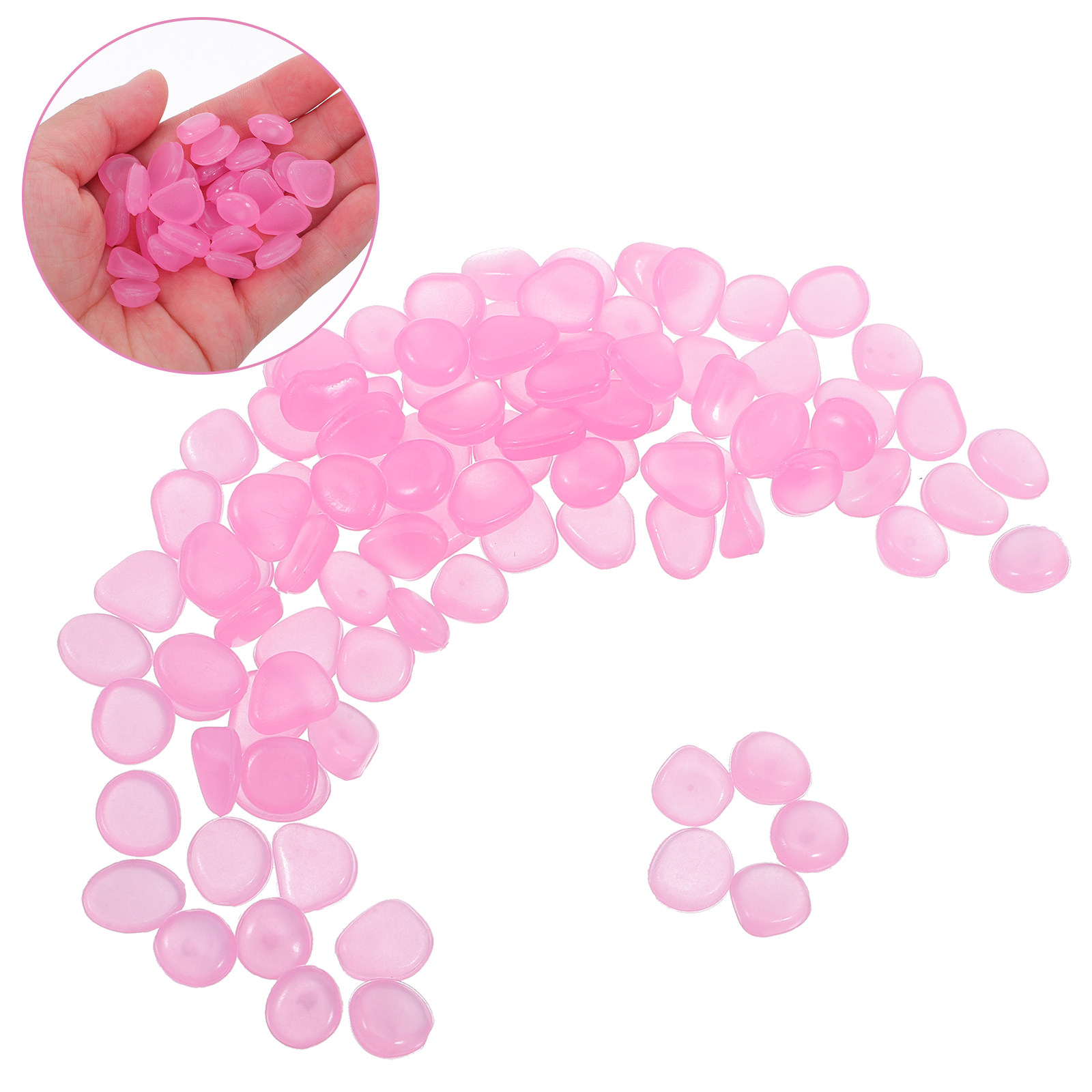 400Pcs Glow-in-The-Dark Gravel - огляд і ціна Aquarium Plant Violet