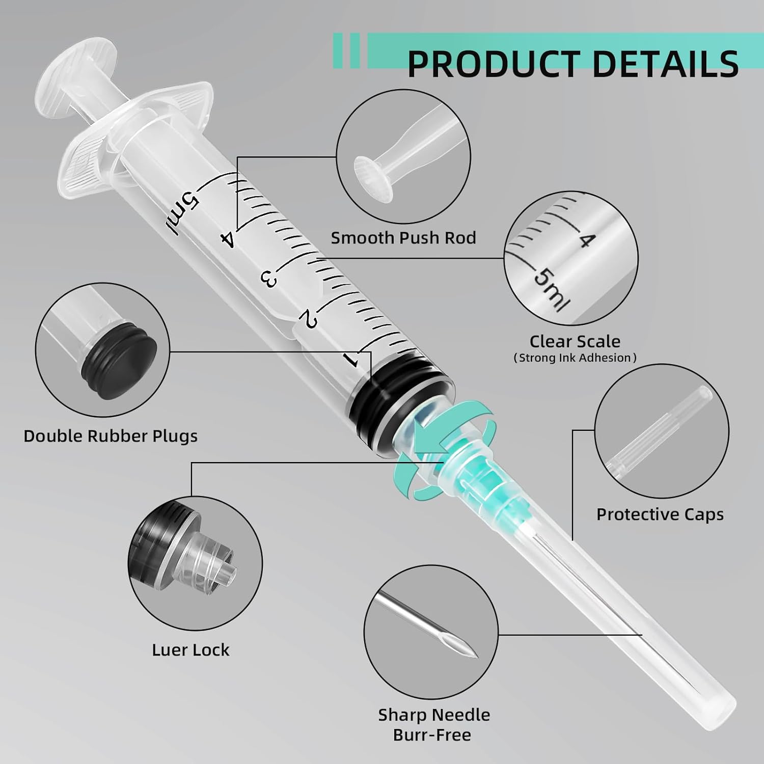 5ml Luer Lock Syringe, Suitabl - огляд і ціна Aquarium Plants