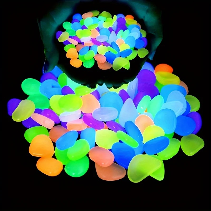50-200pcs Glow in The Dark Peb - огляд і ціна Aquarium Plants