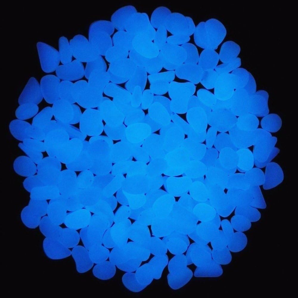 Fish Tank Rocks Glow Blue Pebb - огляд і ціна Aquarium Plants