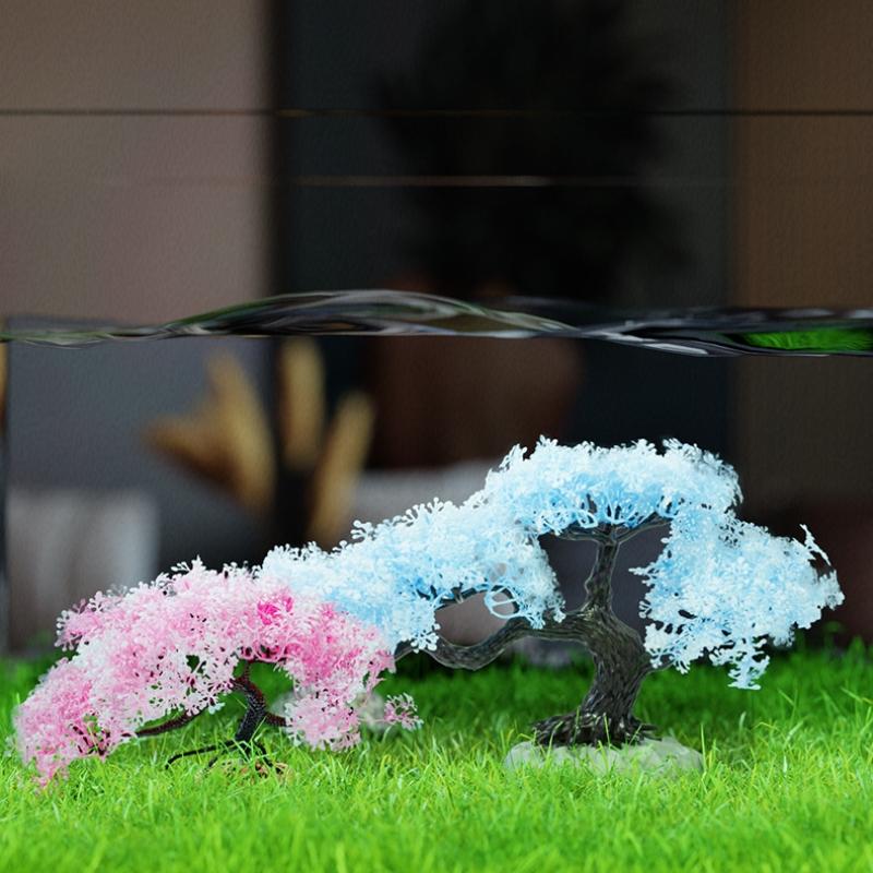 Simulated Tree Artificial Plas - огляд і ціна Aquarium Planted Tree