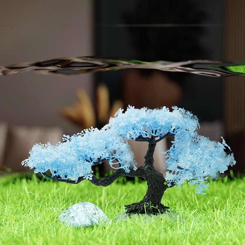 Simulated Tree Artificial Plas - огляд і ціна Aquarium Planted Tree