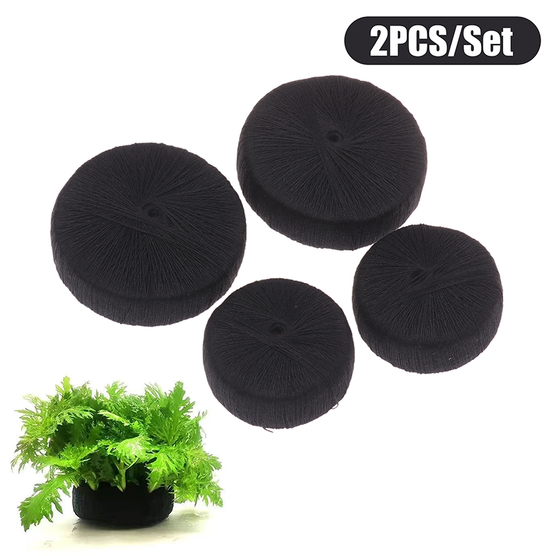 2Pcs Black Aquarium Root Mat W - огляд і ціна Aquasoil Substrate