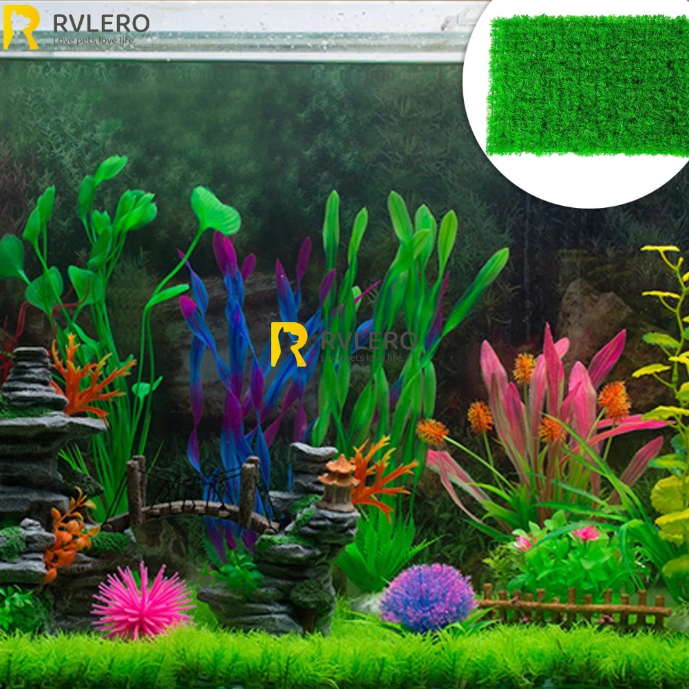 Artificial Grass Lawn Aquarium - огляд і ціна Aquarium Plant Live